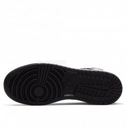 Nike Air Jordan 1 Retro High Black Satin Gym Red