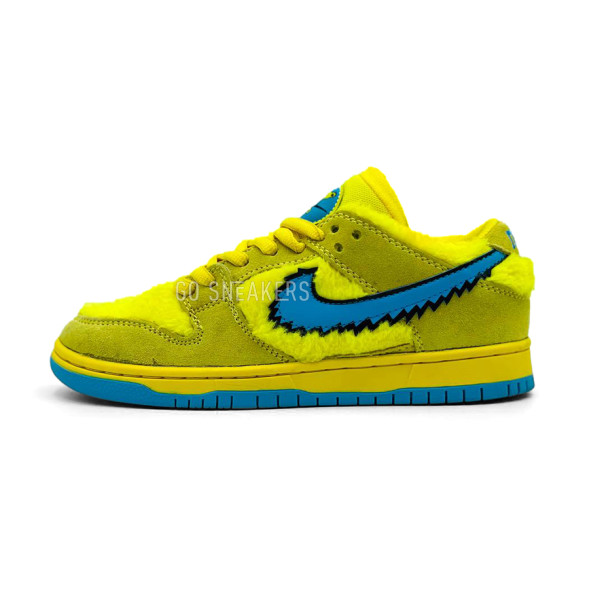 Унисекс кроссовки Grateful Dead Bears x Nike SB Dunk Collection Yellow