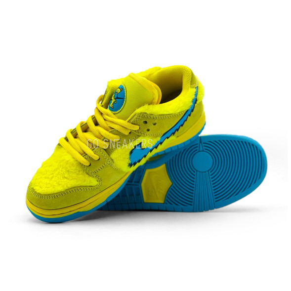 Унисекс кроссовки Grateful Dead Bears x Nike SB Dunk Collection Yellow