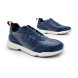 Мужские зимние кроссовки Loro Piana Man Winter Sneakers Leather Suede Navy