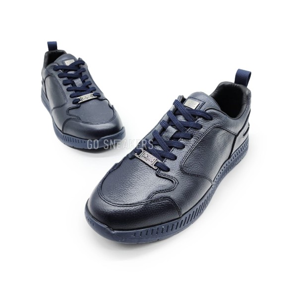 Унисекс кроссовки Hugo Boss Dark Navy Leather