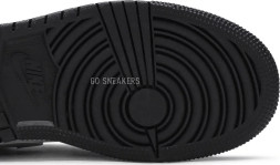 Женские кроссовки Nike Air Jordan 1 Low GS 'Black Medium Grey'