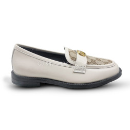 Gucci Sleepers Leather White Logo