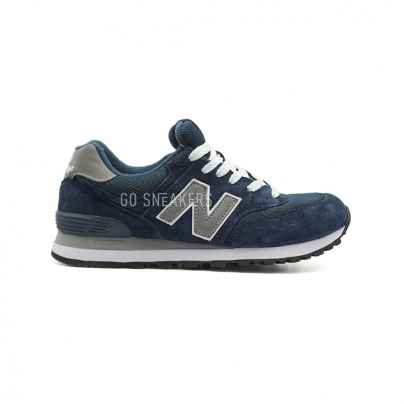 Женские кроссовки New Balance 574 Navy-Grey