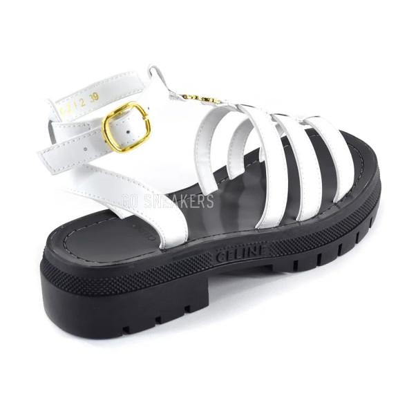 Женские босоножки Celine Sandals White/Black