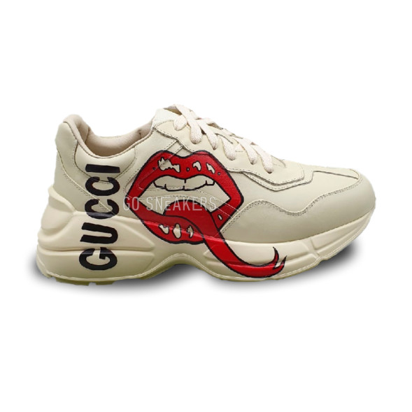 Женские кроссовки Gucci Rhyton Sneaker With Mouth Print