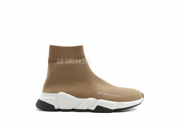 Унисекс кроссовки Balensiaga Speed Trainer Sand White Black