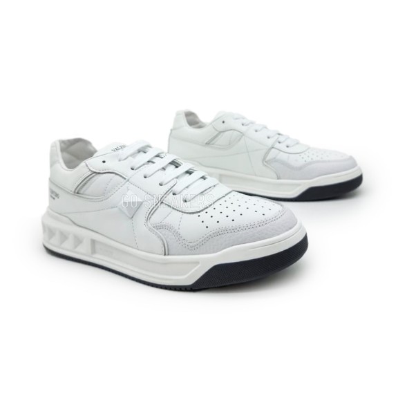 Унисекс кроссовки Valentino One Stud Leather White