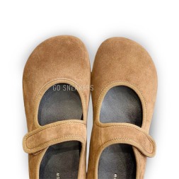The Row Ballet Suede Brown