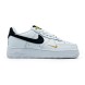 Унисекс кроссовки Nike Air Force 1 Low White/Black/Gold