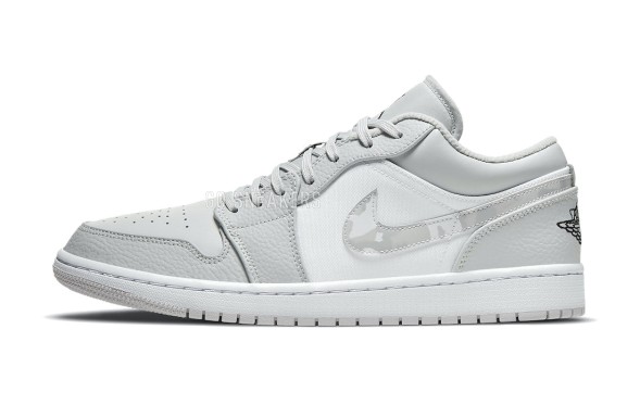 Унисекс кроссовки Nike Air Jordan 1 Low White Camo