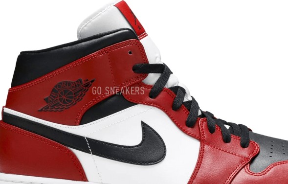 Унисекс кроссовки Nike Air Jordan 1 Mid &amp;#039;Chicago Black Toe&amp;#039;