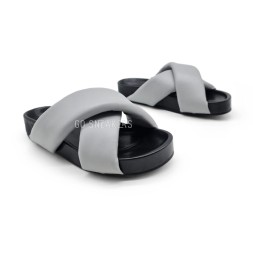 JW Anderson Flip-flops Leather Black/Grey
