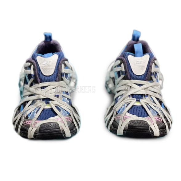 Женские кроссовки Balenciaga 3XL Extreme Lace Sneaker White/Red/Blue