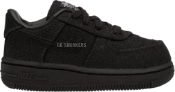 Женские кроссовки Nike Stussy x Air Force 1 Low TD 'Black'