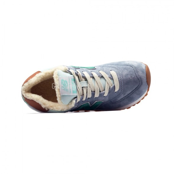 Женские зимние кроссовки New Balance 574 Cruisin Blue