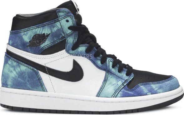 Женские кроссовки Nike Wmns Air Jordan 1 Retro High OG &amp;#039;Tie-Dye&amp;#039;