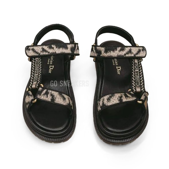 Женские сандалии Dior Sandals Black/Leo