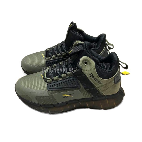 Унисекс зимние кроссовки Reebok Zig Winter Khaki Suede