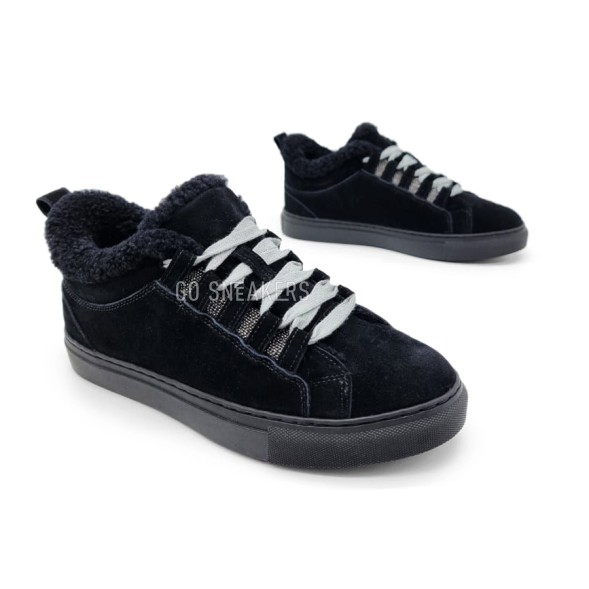 Унисекс зимние кроссовки Brunello Cucinelli Winter Black